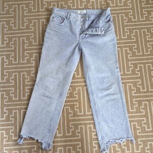 We The Free Light Blue Straight Leg Jeans